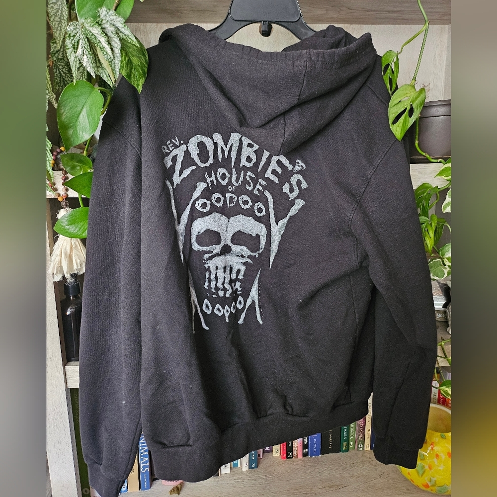 Rev Zombies House Of Voodoo Zip Hoodie